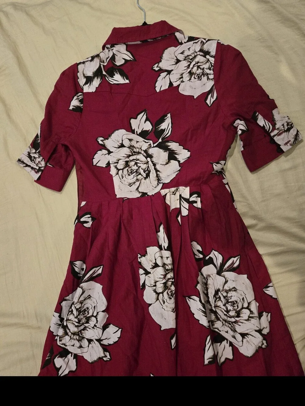 Anthropologie Maeve Dagmar Red Floral Dress Size 2